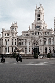 The Plaza Cibeles, an iconic symbol for city of Madrid.