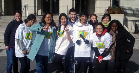 Students on-site during the Washington Initiative. Students on-site during the Washington Initiative.