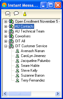 Sametime Contacts