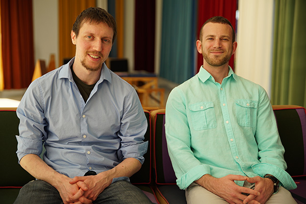 Partners Charlie Wachtel, right, and David Rabinowitz, left