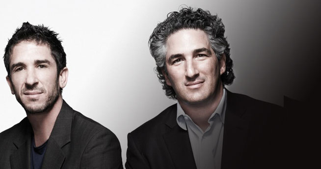Dean Factor, Kogod/BSBA ’87, right, and his brother Davis, opened Smashbox Studios and Smashbox Cosmetics.