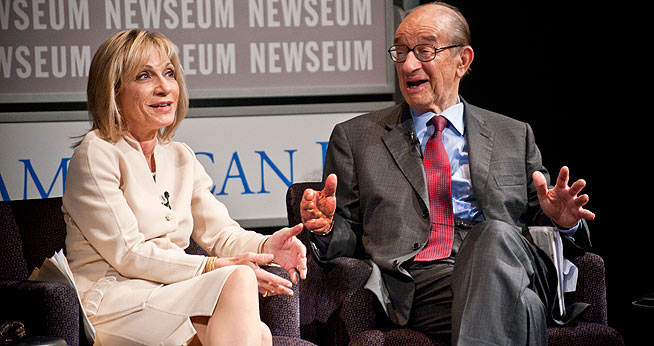 SOC Reel Journalism Andrea Mitchell and Alan Greenspan
