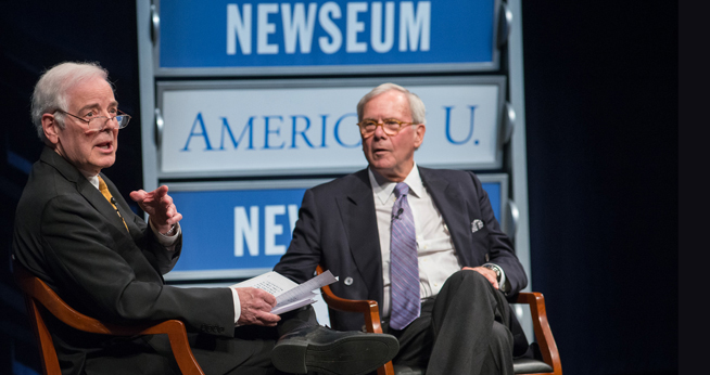 SOC Tom Brokaw and Nick Clooney Reel Journalism