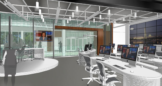 Media Innovation Lab, New McKinley Building rendering