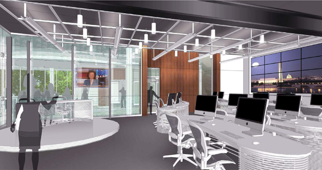 Media Innovation Lab, New McKinley Building rendering