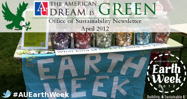 Sustainability Newsletter April 2012