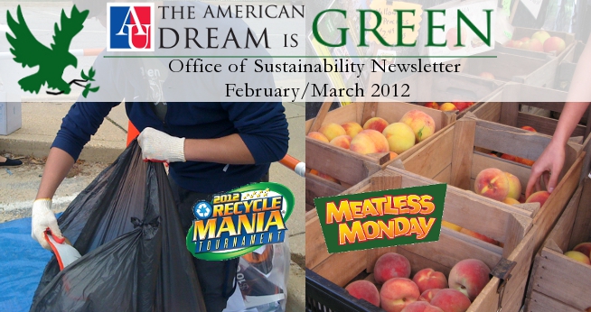 Office of Sustainability Newsletter February 2012