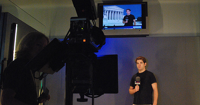 Students in the Discover the World of Communication program are able to explore public relations, journalism and film at in the nation's capitol