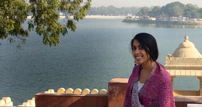 AU economics student Ishani Desai