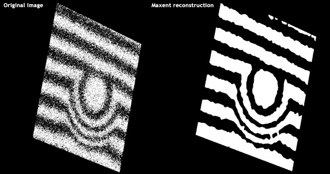 Maxent reconstruction example by Amos Golan