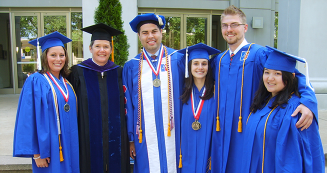 Award Winners at Commencement