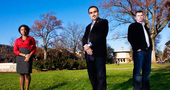 Andrew Buchanan, Gaina Dubuisson, and Bilal Wihab