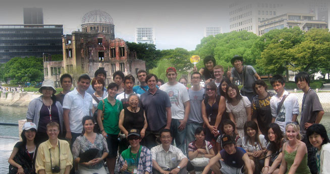 Nuclear Studies Institute group in Hiroshima