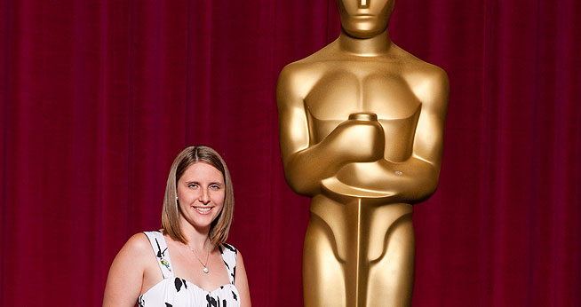 Lauren DeAngelis, MA '08, won an Academy Award for her documentary thesis, A Place to Land<br />