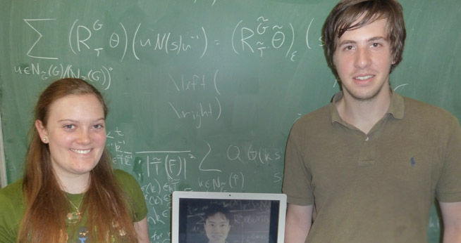Emma Morgan and Mike Cassel