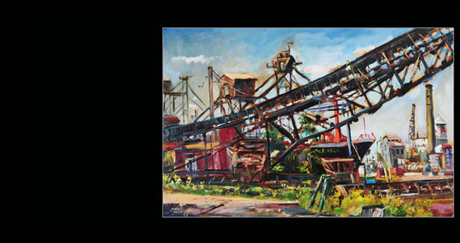 Raoul Middleman at AU Museum