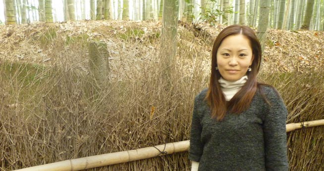 AU sociology student Saori Takahashi