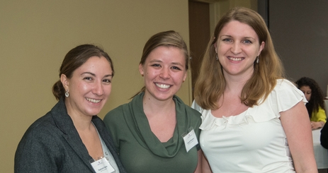 SOC Alumni Mentor with students