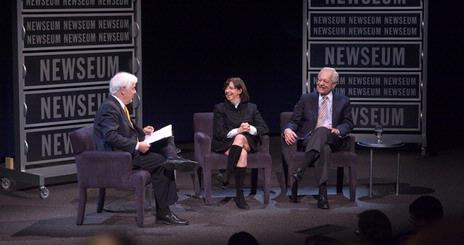 SOC alum Susan Zirinsky  joins Nick Clooney and Bob Schieffer at Newseum for Reel Journalism screening of Broadcast News