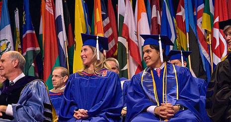 Kogod Students at commencement