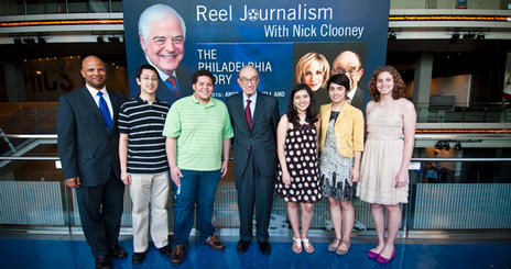 Frederick Douglass Distinguished Scholars with Alan Greenspan at the Newseum's Reel Journalism series