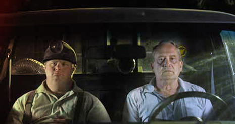 Screen capture from the film "Down in Number 5"