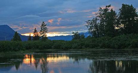 Sunset in Alaska, taken during the Classroom in the Wild: Alaska Extreme HD course. Photo by Joe Bohannon