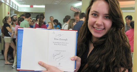 Honors Writer as Witness Breakfast Photo of Book Signing