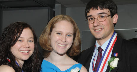 Honors Convocation 3 Students Photo