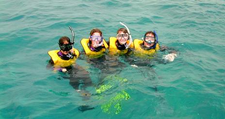 Environmental science students in the Florida Keys, 2005