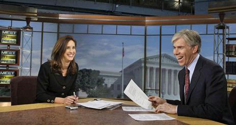 Meet the Press executive producer Betsy Fischer, SOC/MA '96, shares the helm of the popular program with fellow AU alum David Gregory, SIS/BA '92, who was recently tapped as the show's new moderator.