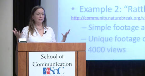 The Center for Environmental Filmmaking presents Vanessa Serrao, Founder of naturebreak.org.