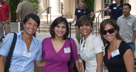 Kogod students at graduate orientation