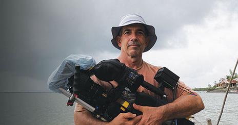School of Communication professor Larry Engel worked as director of photography on Water World, a documentary that aired on NOW on PBS.