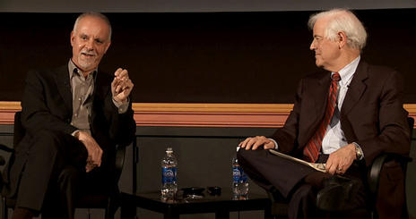 LA Times columnist Steve Lopez spoke with Nick Clooney after a screening of The Soloist, part of the Reel Journalism film series