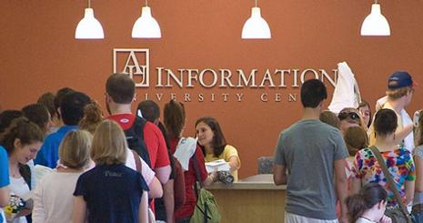 Information desk in MGC