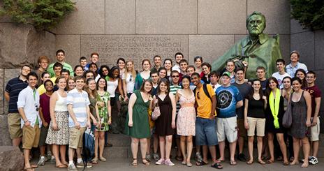 Leadership Class at FDR Memorial