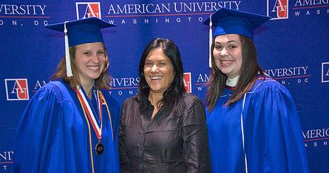SOC Commencement 2010 students with Kopple