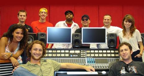 New Audio Technology boards, staff, and students