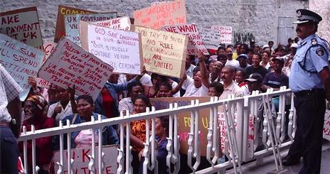 Chagossian protest