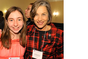 Young women leader meeting Congresswoman.