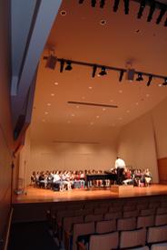 Recital Hall Chorus Rehearsal