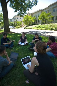 Students on the Quad