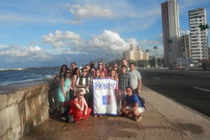 Kogod students on the 2016 Cuba study abroad trip.
