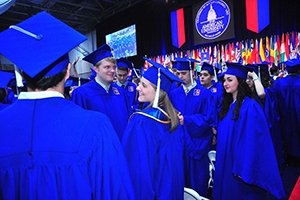 Students will hear from leaders in government, science, communications, business, international affairs, and law at American University's 2015 commencement ceremonies.