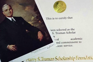 Two American University students have been named Truman Scholars by the Harry S. Truman Scholarship Foundation.
