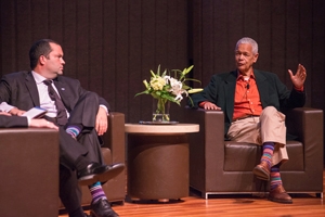 NAACP vets Julian Bond and Benjamin Jealous discuss civil rights at American University.  
