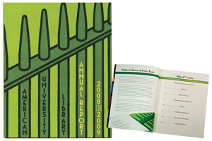 AU Library Wins National Awards for Annual Report