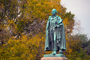 General Artemas Ward's statue in Ward Circle.