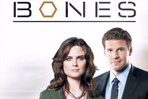 logo for Bones, the hit television series executive produced by American University alum Barry Josephson